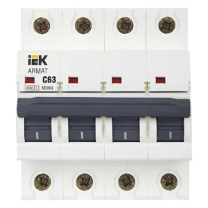 MCB IEK ARMAT M06N 4P 63A 6kA Type C
