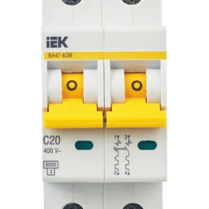 MCB IEK KARAT 60M 2P 20A 6kA Type C