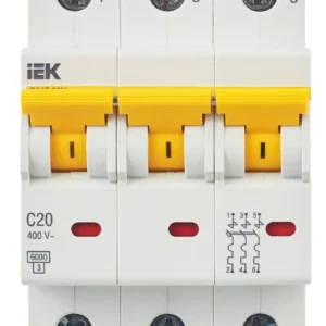 MCB IEK KARAT 60M 3P 20A 6kA Type C