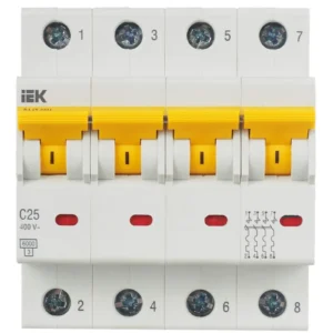 MCB IEK KARAT 60M 4P 25A 6kA Type C
