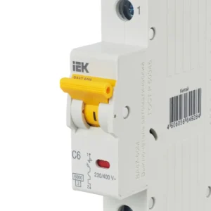MCB IEK KARAT 60M 1P 6A 6kA Type C