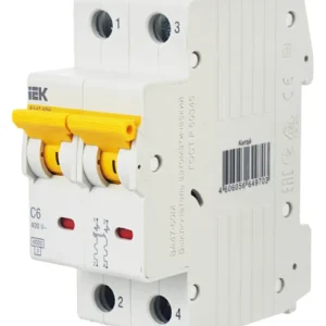 MCB IEK KARAT 60M 2P 6A 6kA Type C