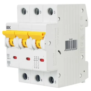 MCB IEK KARAT 60M 3P 2A 6kA Type C