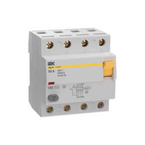 RCCB IEK KARAT MDV20-4-050-030 4P 50A 30mA 6KA TYPE AC