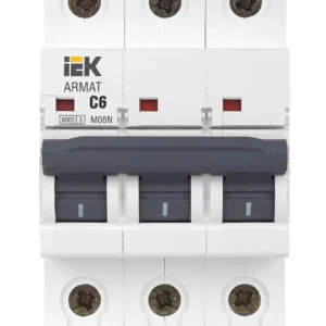 MCB IEK ARMAT M06N 3P 6A 6kA Type C