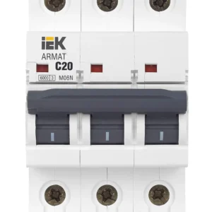 MCB IEK ARMAT M06N 3P 20A 6kA Type C