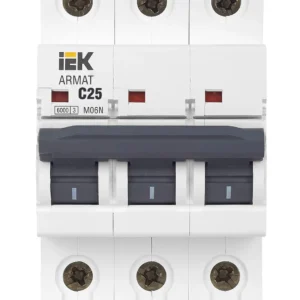 MCB IEK ARMAT M06N 3P 25A 6kA Type C
