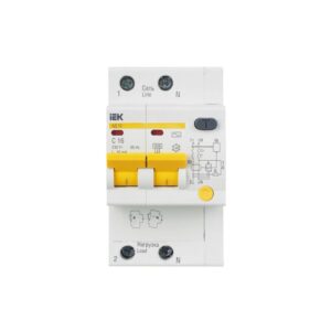 RCBO IEK KARAT AD12 2P 16A 4.5kA 10mA
