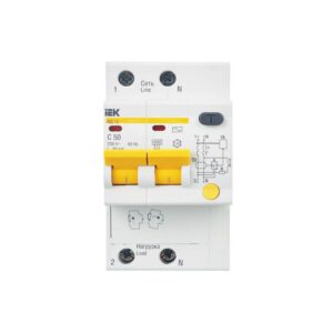 RCBO IEK KARAT AD12 2P 50A 4.5kA 30mA