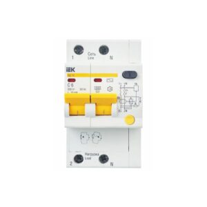 RCBO IEK KARAT AD12 2P 6A 10mA