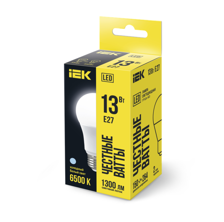 Đèn Led Bulb Bóng Quả Lê 12W A60 Đui E27 – Trắng 6500k IEK - Ảnh 2