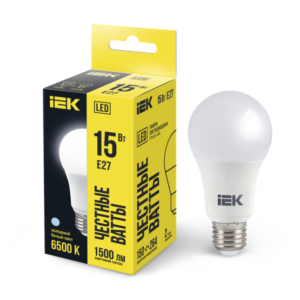 Đèn Led Bulb Bóng Quả Lê 15W A60 Đui E27 – Trắng 6500k IEK