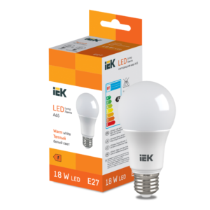 Đèn Led Bulb Bóng Quả Lê 18W A65 Đui E27 – Trắng 6500k IEK
